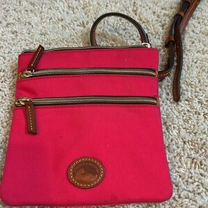 Dooney & Bourke hot pink crossover